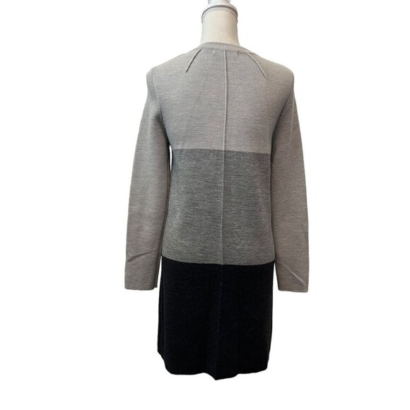 Boden Colorblock Wool Double Breasted British Cardigan Sweater Coat  Size 8 - Picture 5 of 11